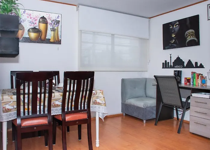 Comodo Departamento Privado Aeropuerto 7 Min Caminando Apartment Mexico City